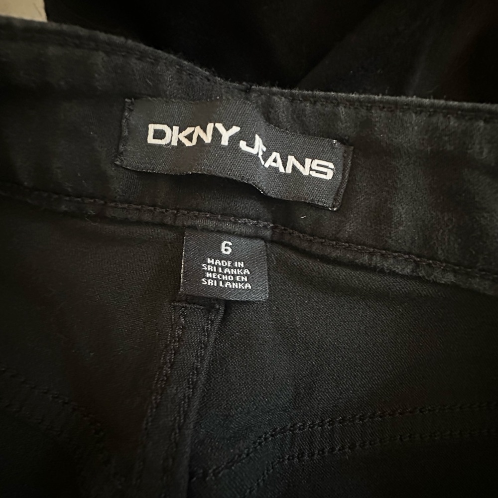 DKNY Black Denim Pants - Picture 3 of 4
